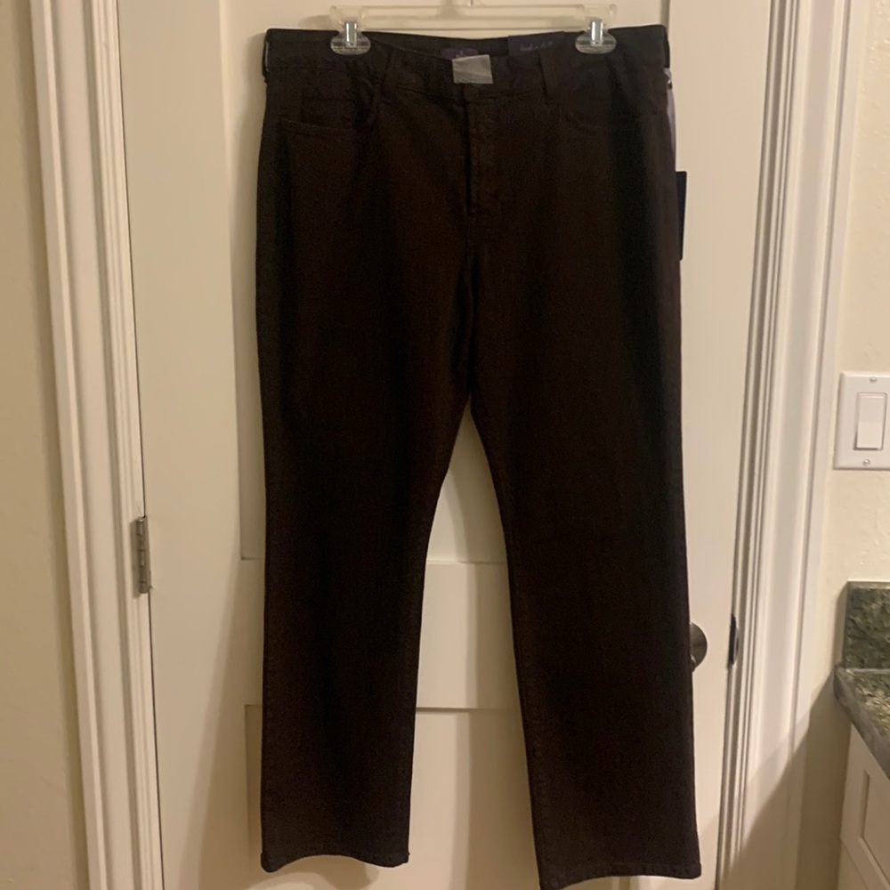 NWT brown jeans NYDJ